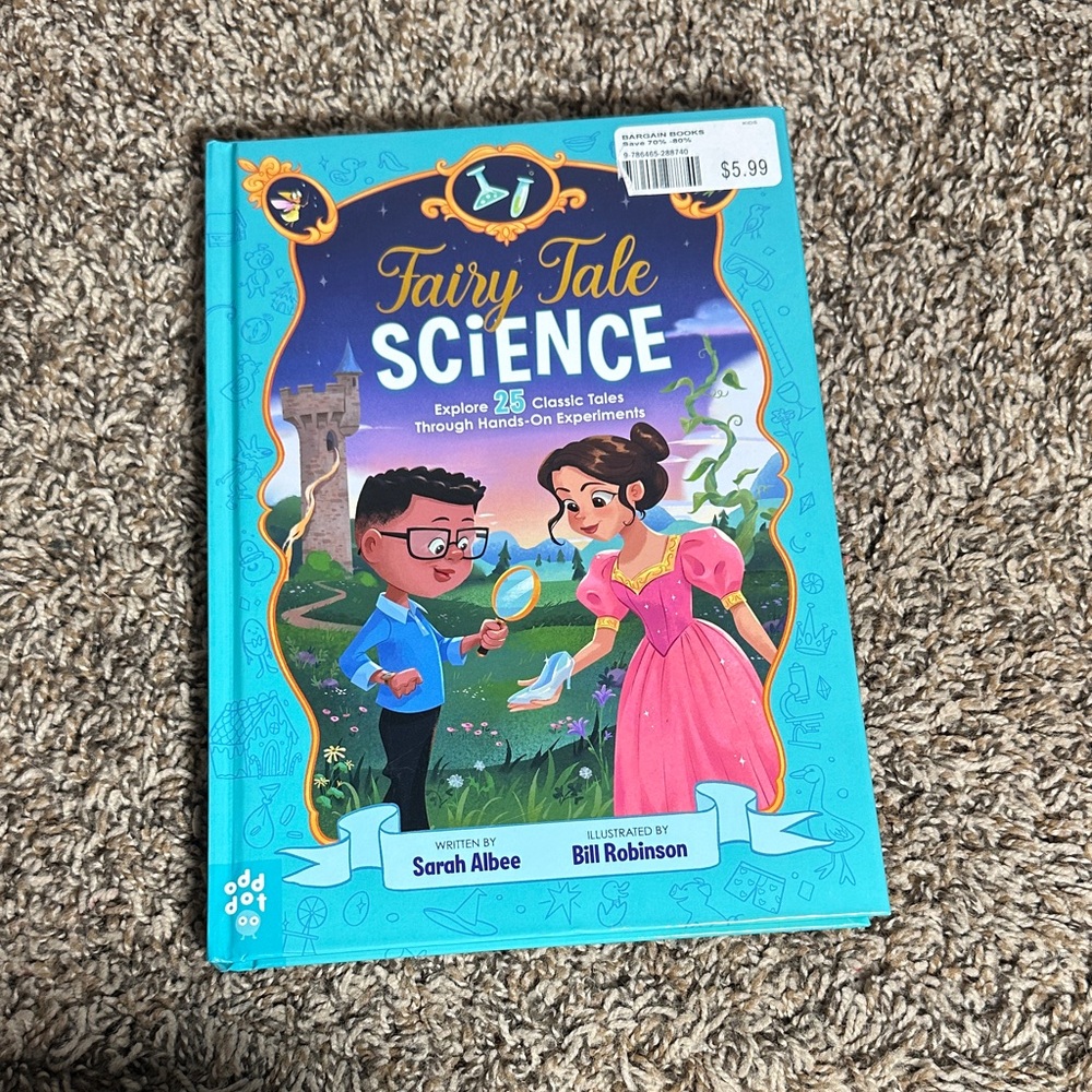 Fairy Tale Science Book - Blue and Pink Cover